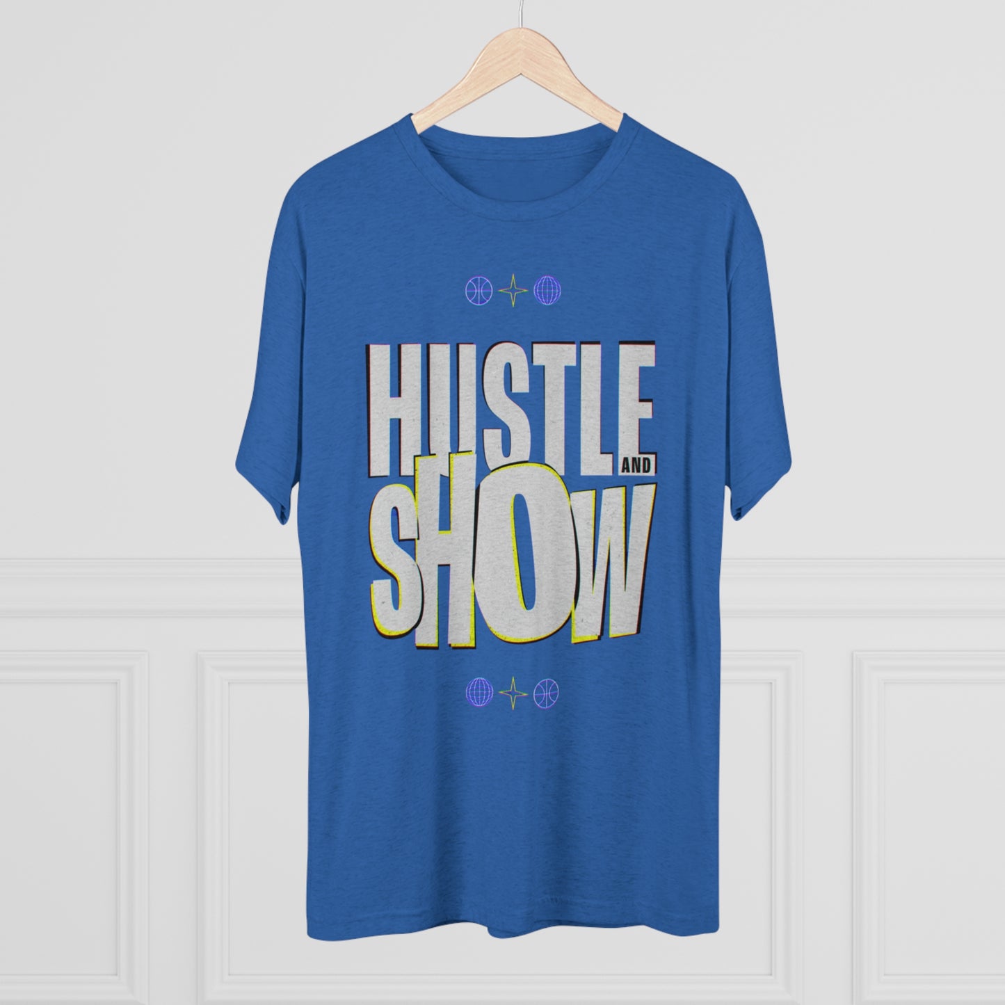 Hustle & Show S4 Unisex Tri-Blend Crew Tee