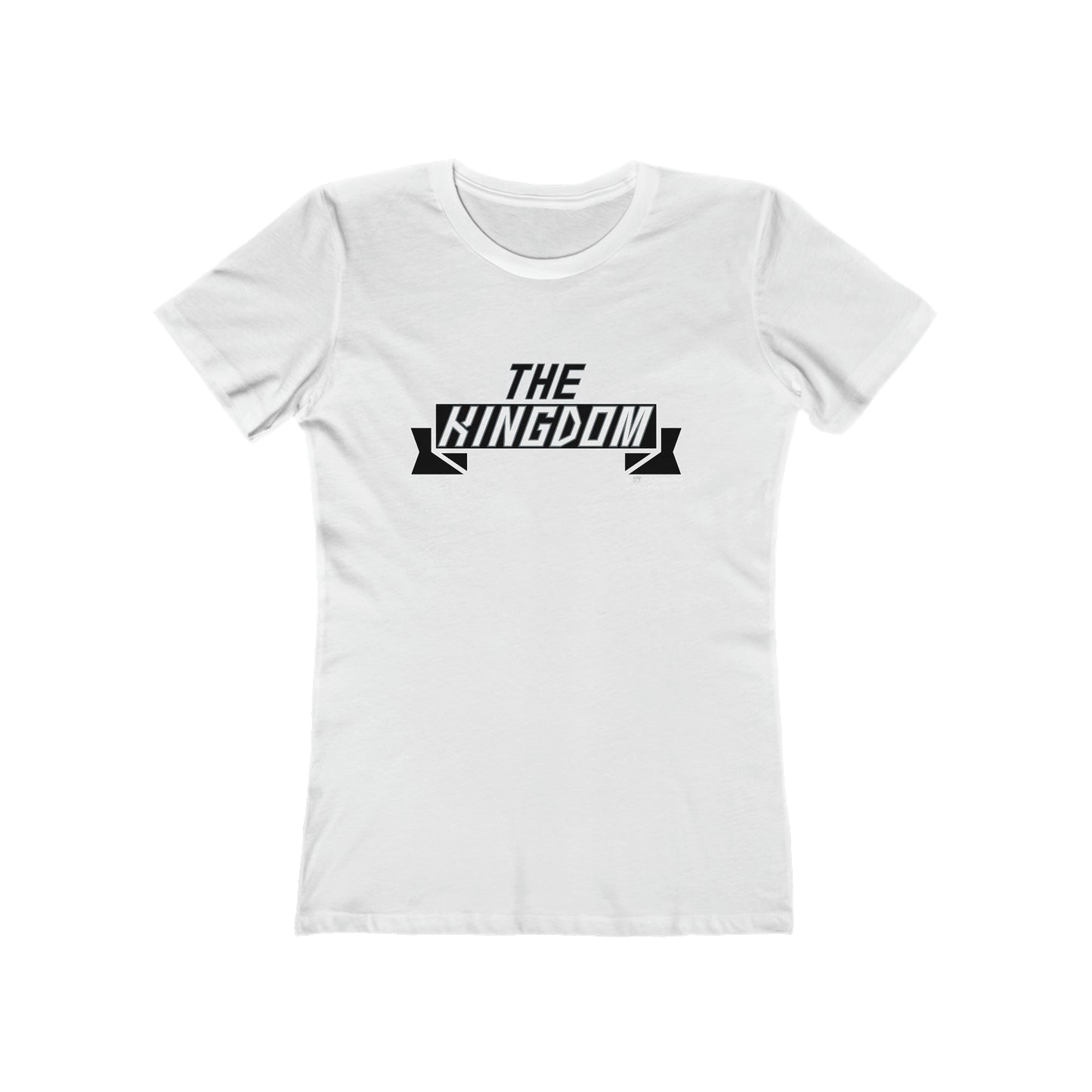 TSK Spray Logo Womens Cotton Boyfriend Tee