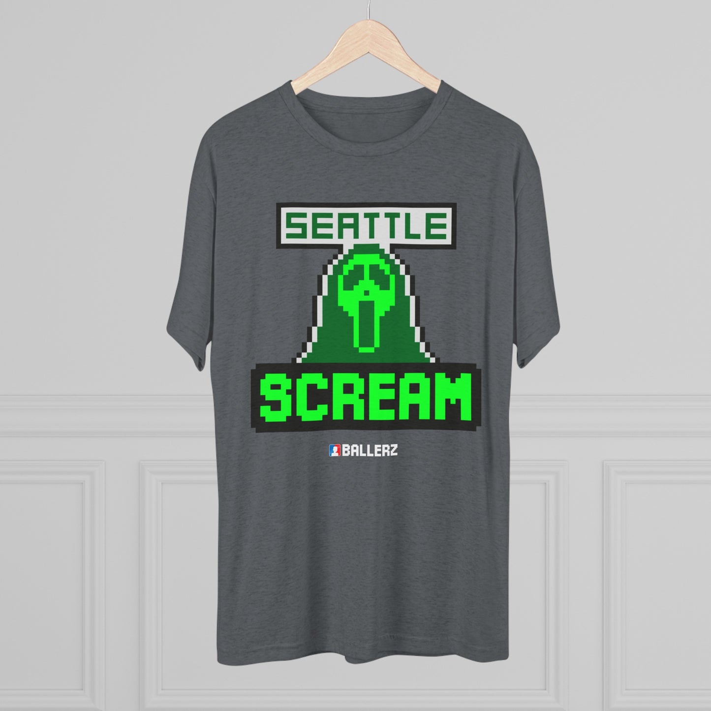 Ballerz Seattle Scream Unisex Tri-Blend Crew Tee