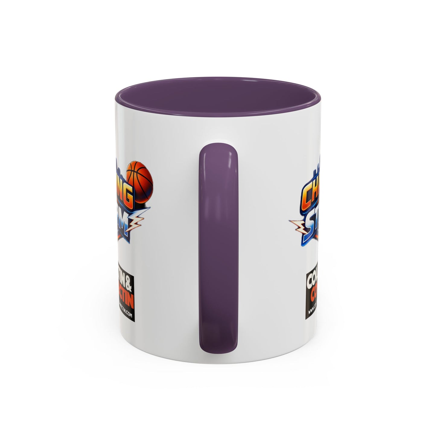 Chasing The Storm Basketball Logo Coffee Mug