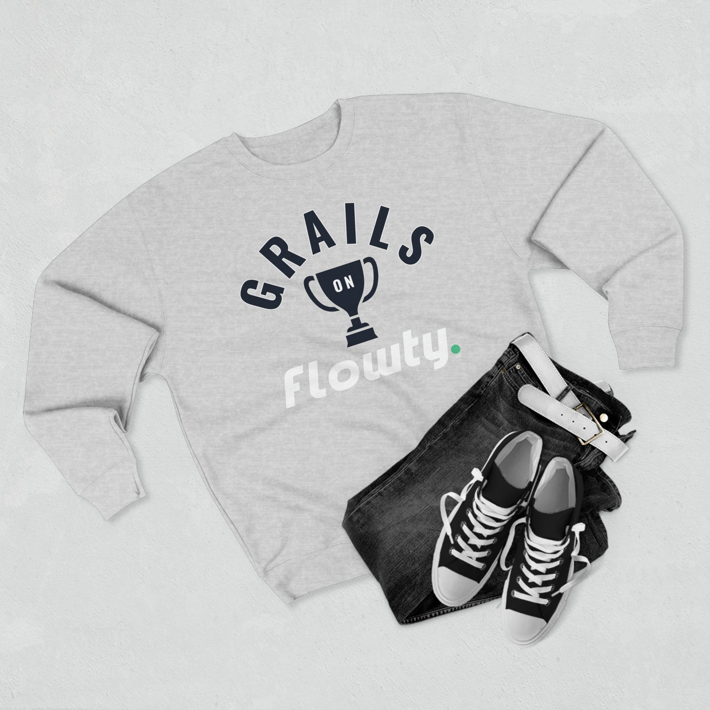 Grails on Flowty Unisex Crewneck Sweatshirt