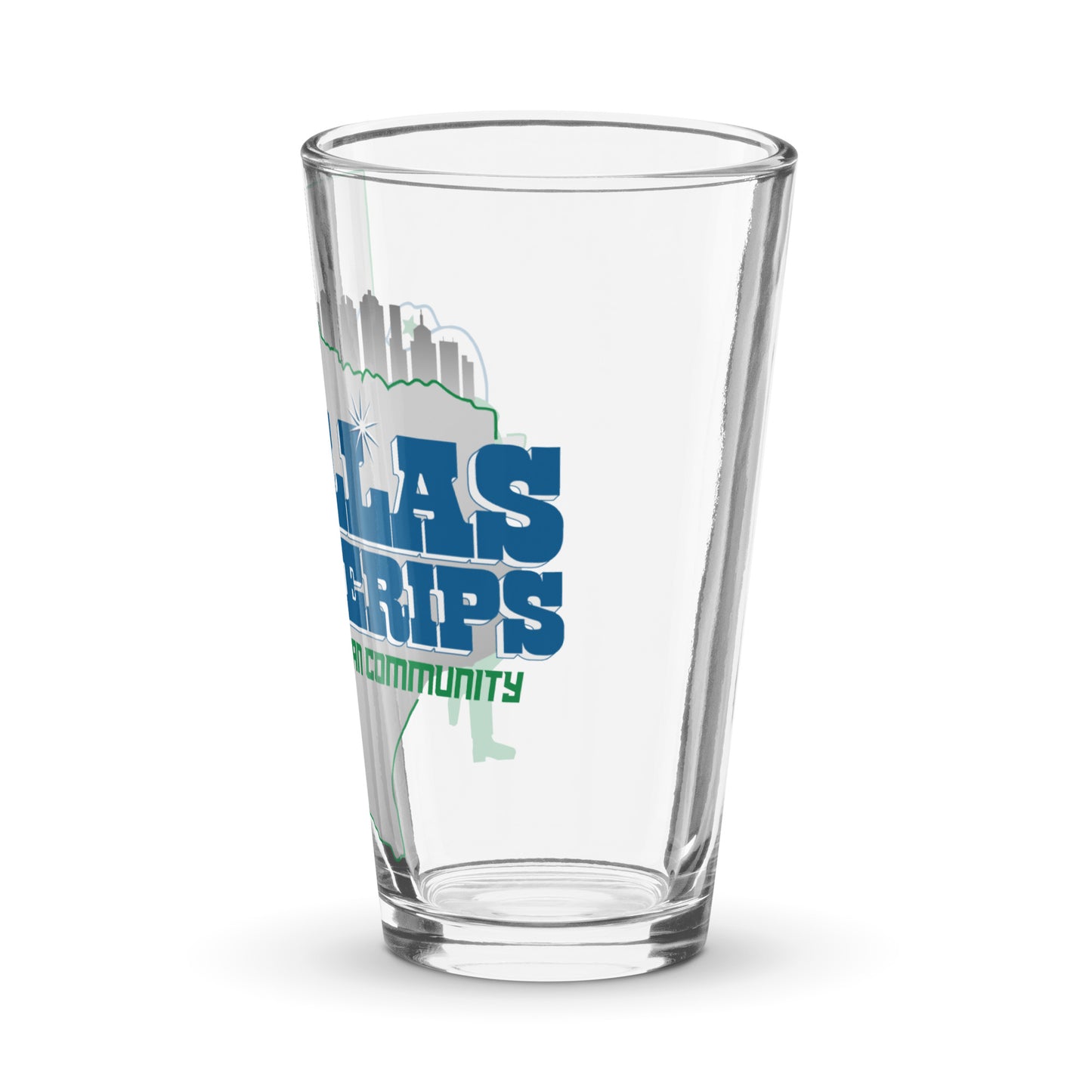 Dallas Maverips Shaker Pint Glass