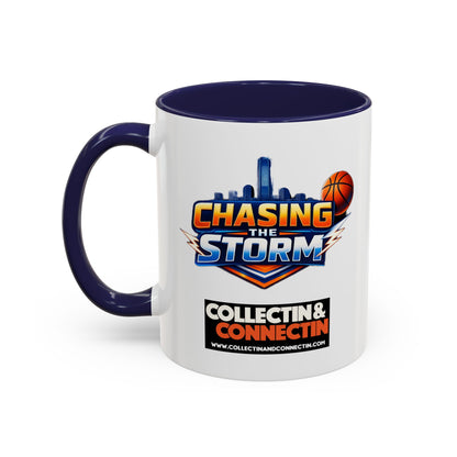 Chasing The Storm Basketball Logo Coffee Mug