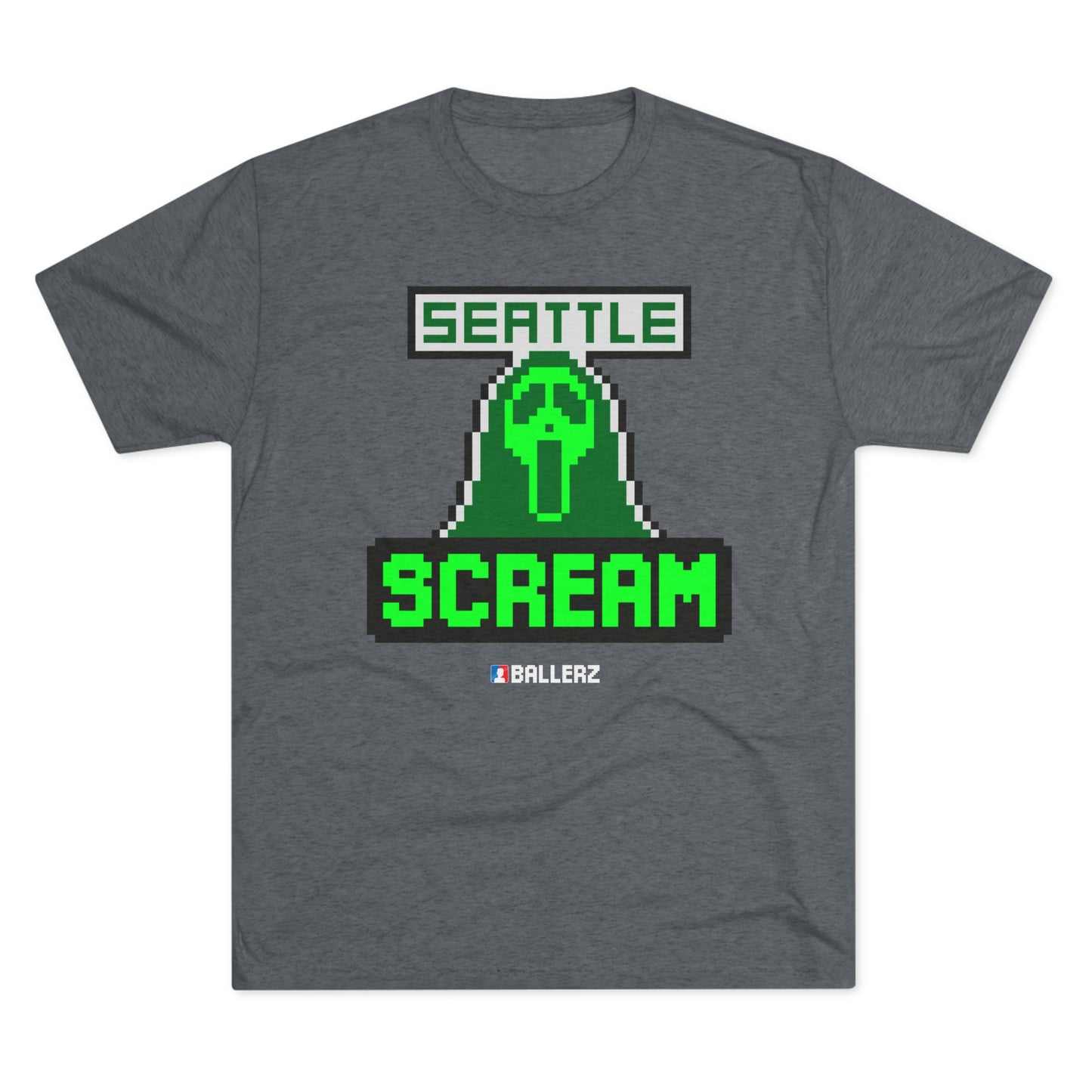 Ballerz Seattle Scream Unisex Tri-Blend Crew Tee