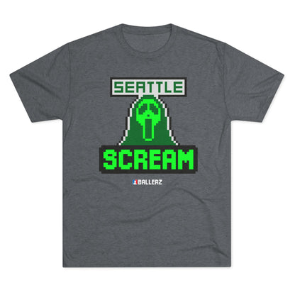 Ballerz Seattle Scream Unisex Tri-Blend Crew Tee