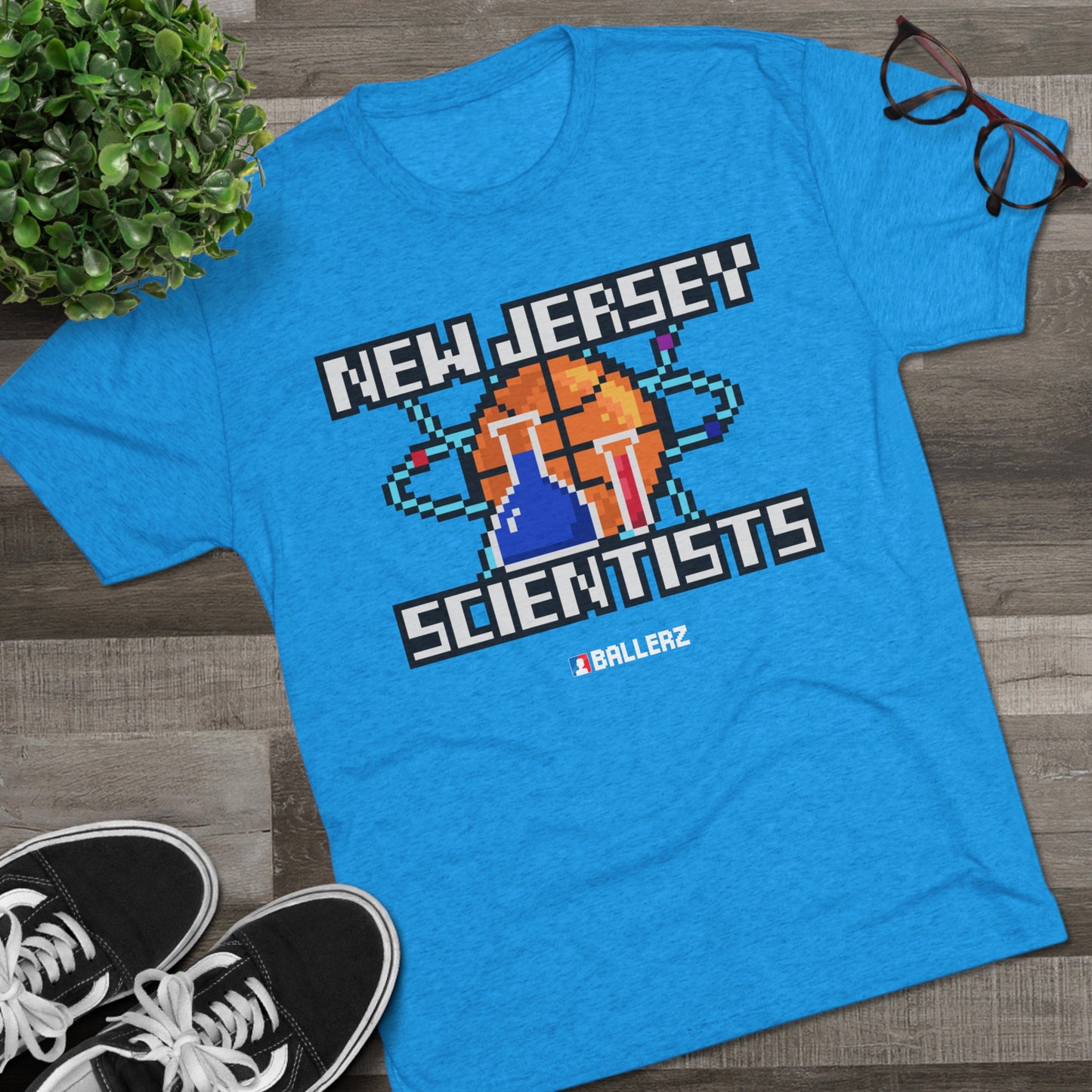 Ballerz New Jersey Scientists Unisex Tri-Blend Crew Tee