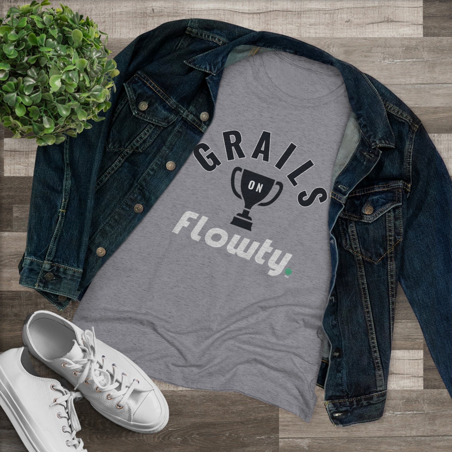 Grails on Flowty Women's Triblend Tee