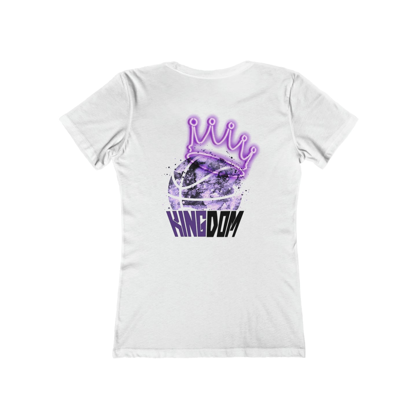 TSK Spray Logo Womens Cotton Boyfriend Tee