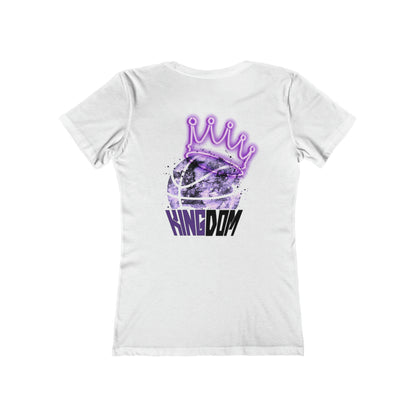 TSK Spray Logo Womens Cotton Boyfriend Tee