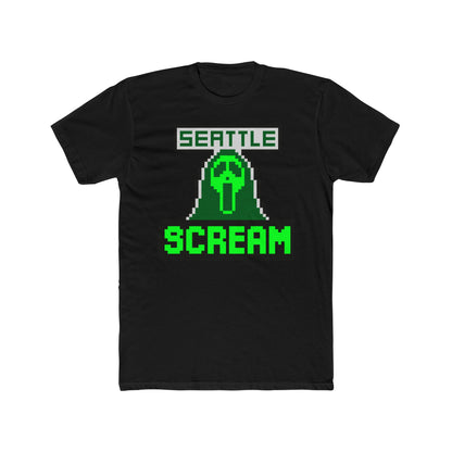 Seattle Scream Unisex Cotton Crew Tee - Retro Gaming Style Shirt
