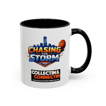 Chasing The Storm Basketball Logo Coffee Mug