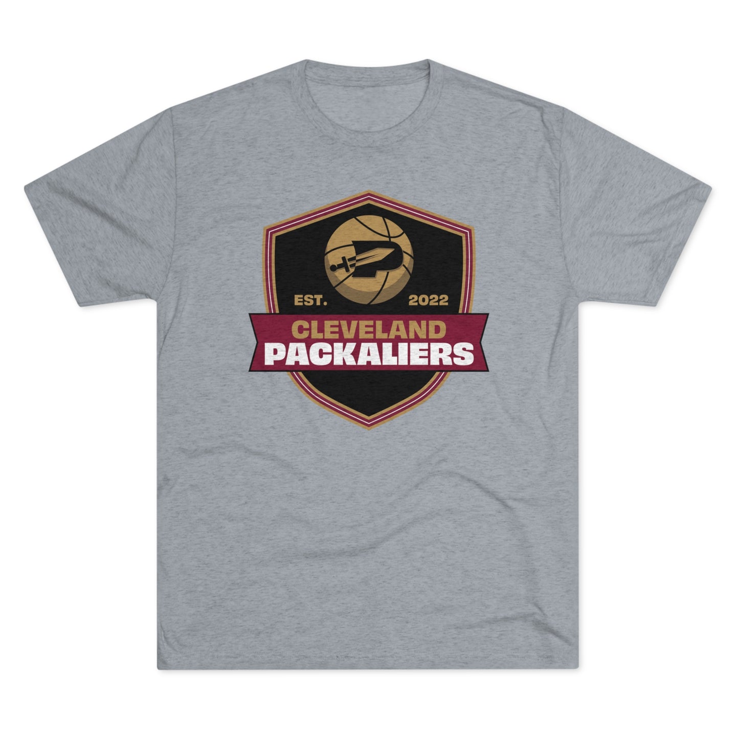 Packaliers Shield Unisex Tri-Blend Crew Tee