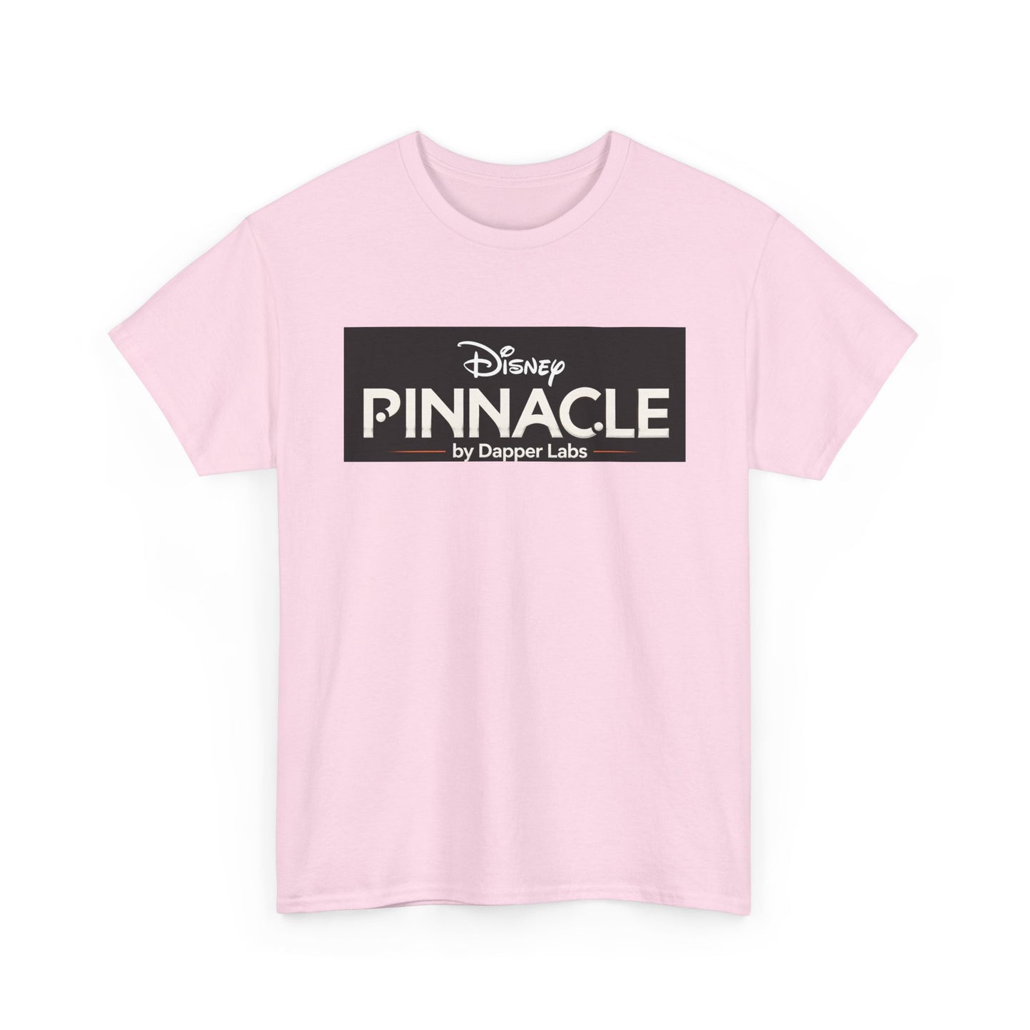 Pinnacle Disney Logo Tee — Retro Black Box Graphic T-Shirt