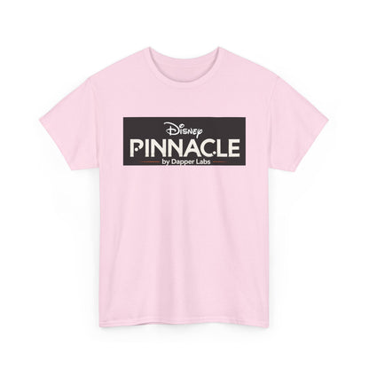 Pinnacle Disney Logo Tee — Retro Black Box Graphic T-Shirt