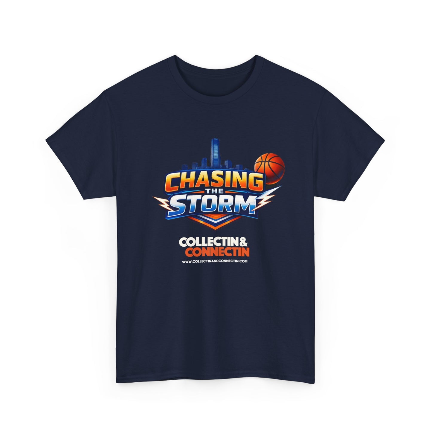 Chasing the Storm Basketball Tee
