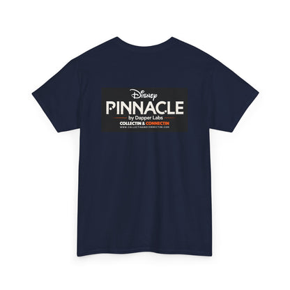 Pinnacle Disney Logo Tee — Retro Black Box Graphic T-Shirt