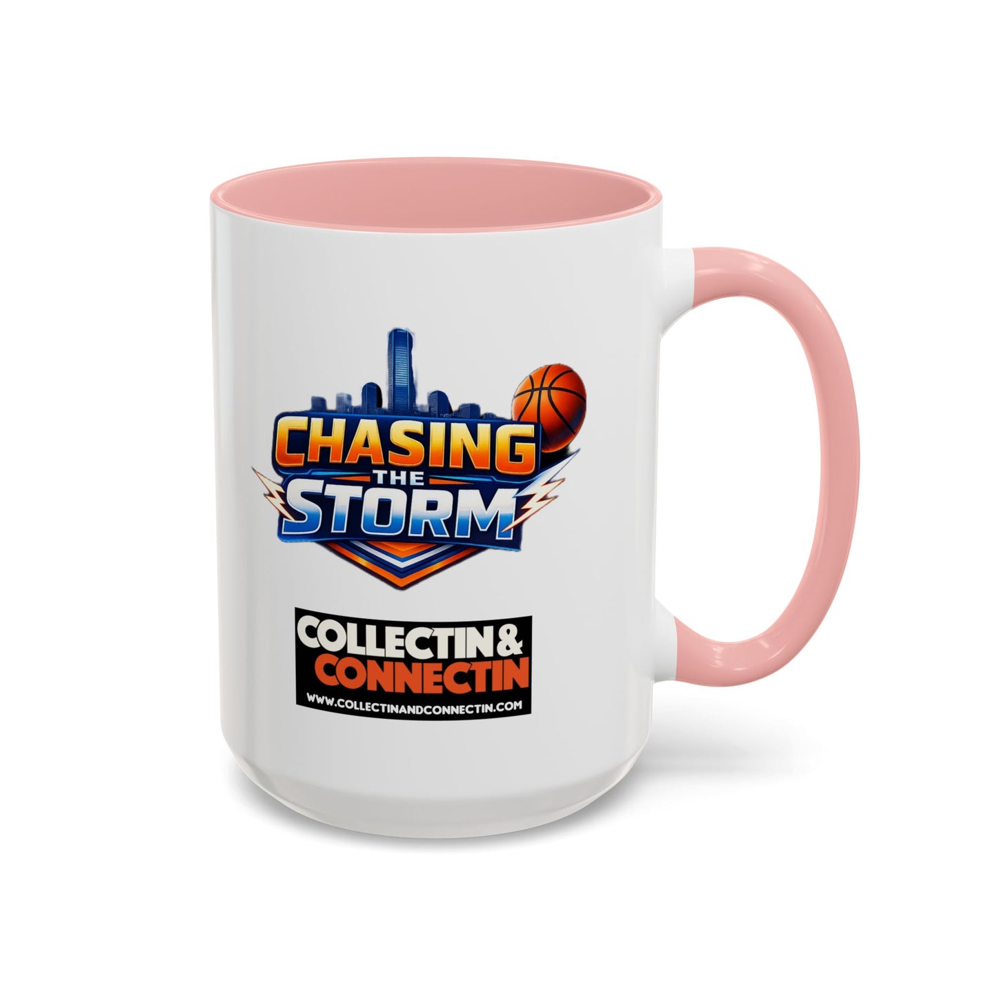 Chasing The Storm Basketball Logo Coffee Mug