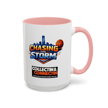 Chasing The Storm Basketball Logo Coffee Mug