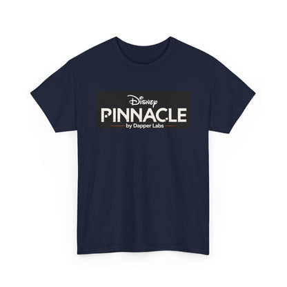 Pinnacle Disney Logo Tee — Retro Black Box Graphic T-Shirt