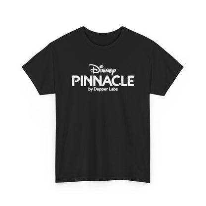 Pinnacle Disney Logo Tee — Retro Black Box Graphic T-Shirt