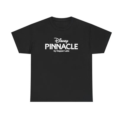 Pinnacle Disney Logo Tee — Retro Black Box Graphic T-Shirt
