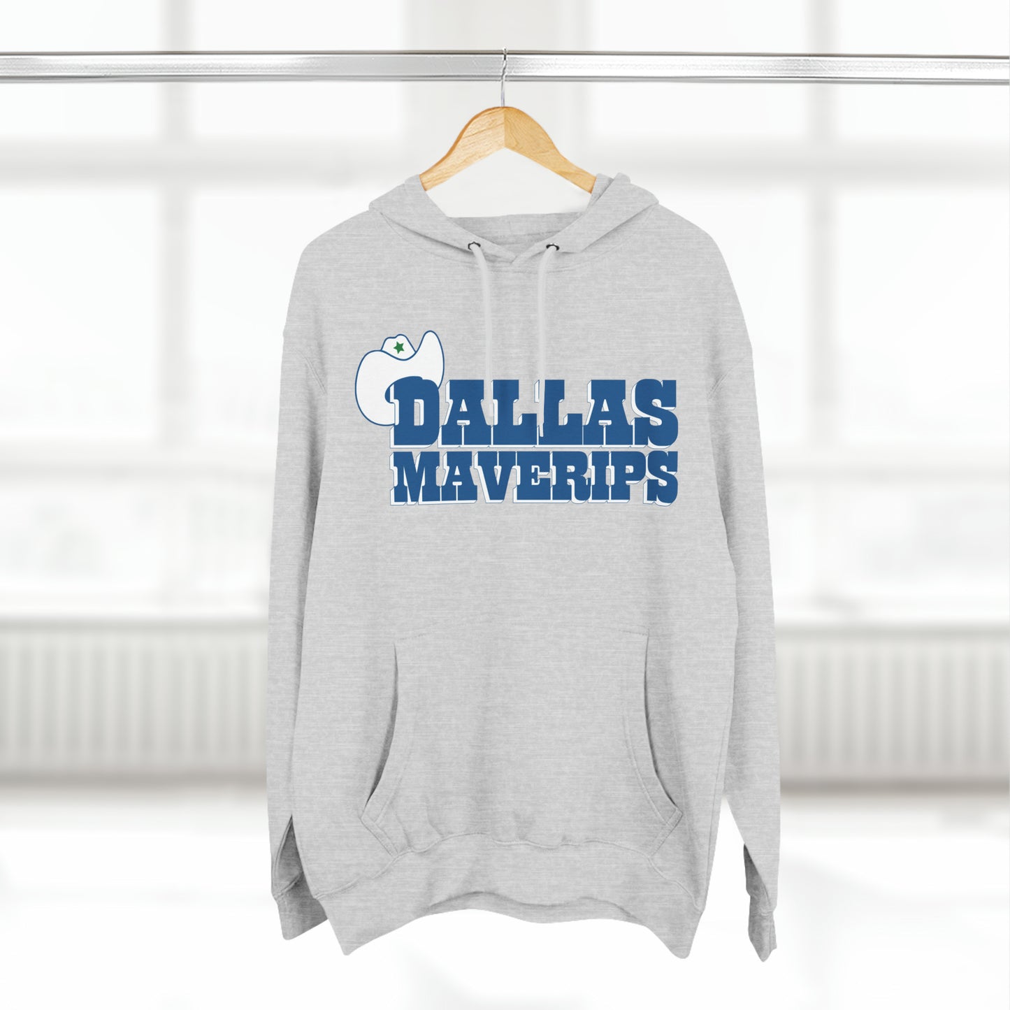 Dallas Maverips Three-Panel Fleece Hoodie