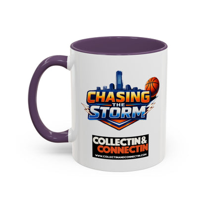 Chasing The Storm Basketball Logo Coffee Mug