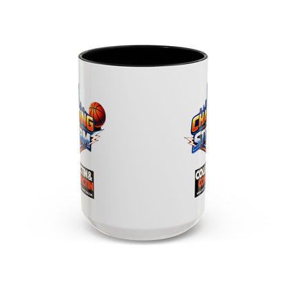 Chasing The Storm Basketball Logo Coffee Mug