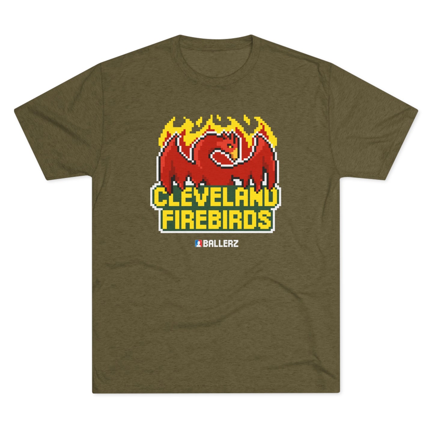 Ballerz Cleveland Firebirds Unisex Tri-Blend Crew Tee