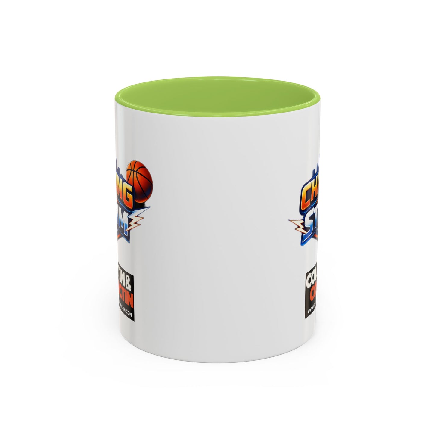 Chasing The Storm Basketball Logo Coffee Mug