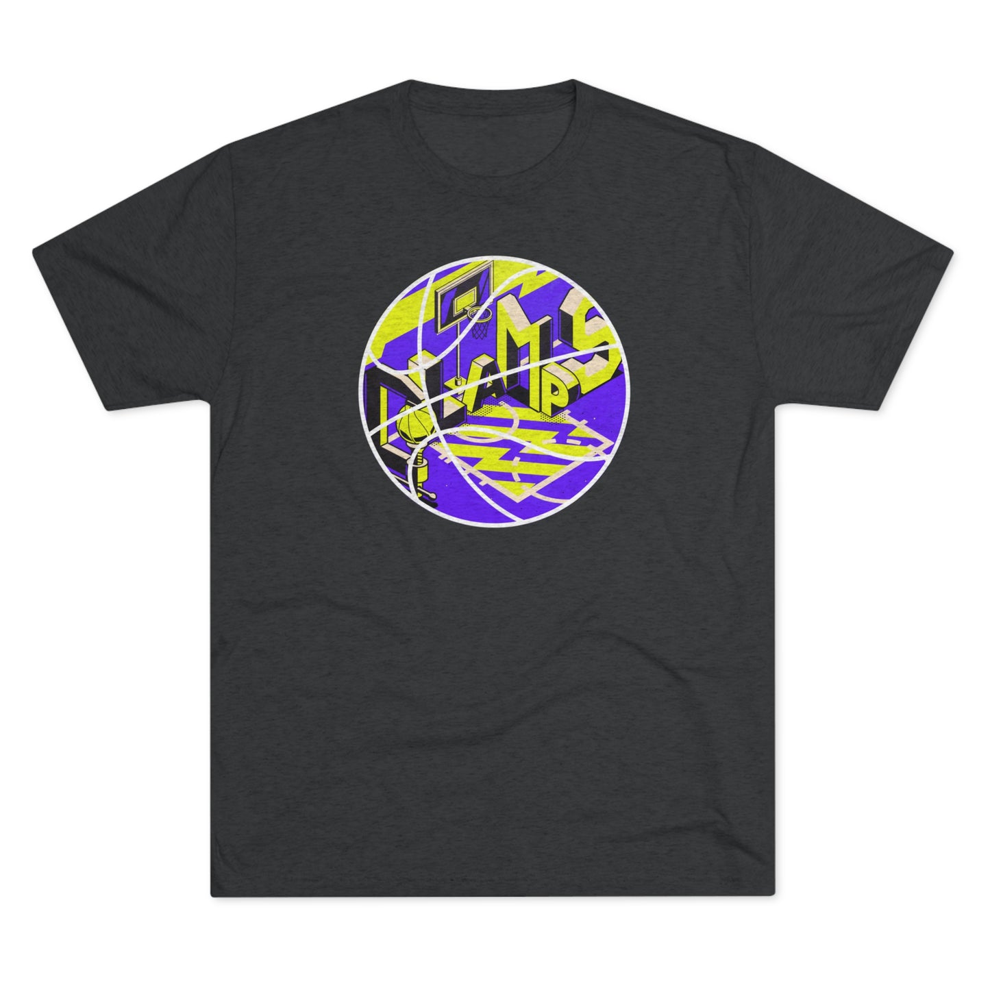 Clamps Street Ball Unisex Tri-Blend Crew Tee