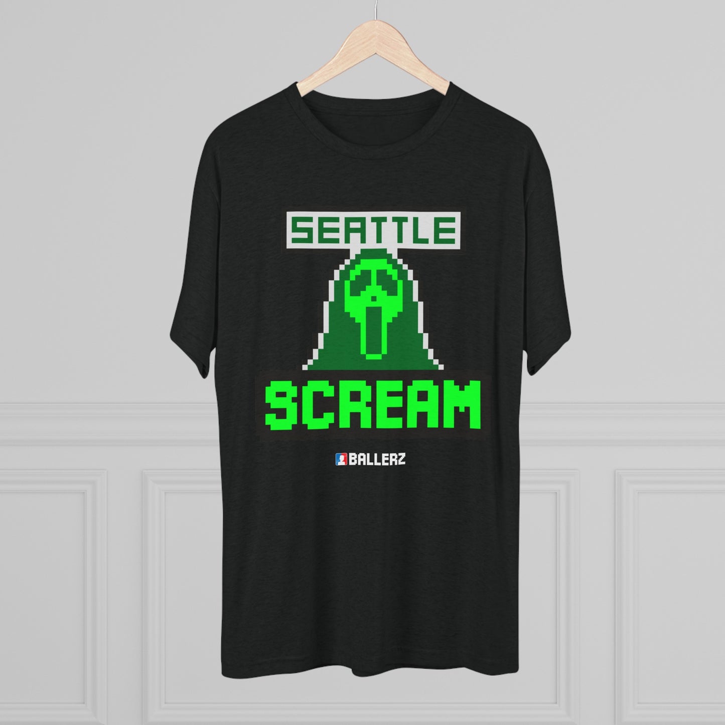 Ballerz Seattle Scream Unisex Tri-Blend Crew Tee