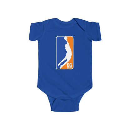 Baby Basketball Logo Bodysuit — 'OG 2026' Infant Jersey