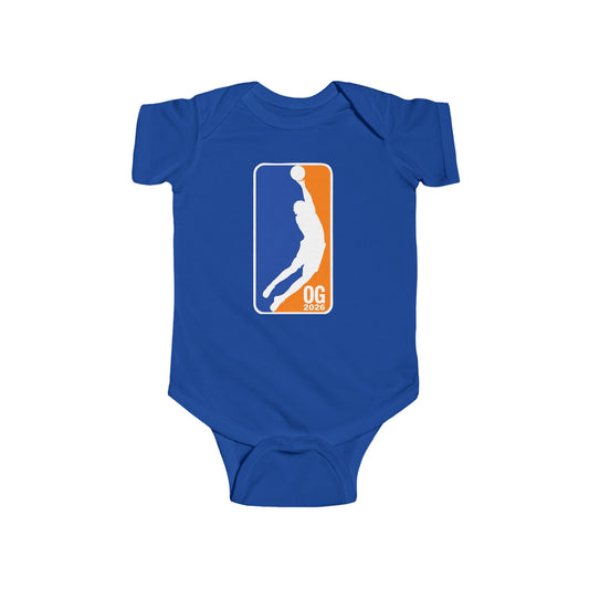 Baby Basketball Logo Bodysuit — 'OG 2026' Infant Jersey