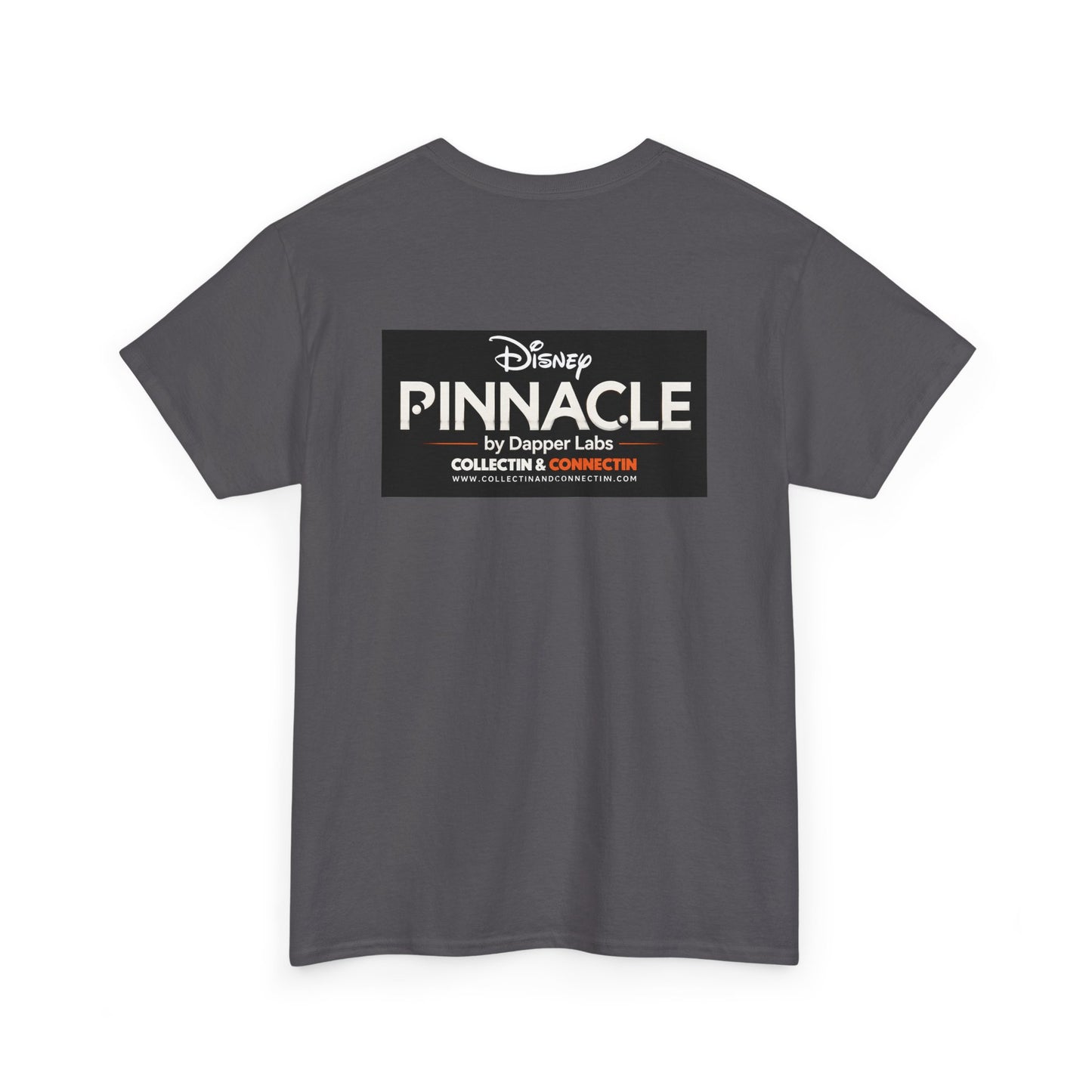 Pinnacle Disney Logo Tee — Retro Black Box Graphic T-Shirt