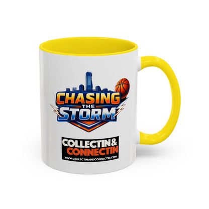 Chasing The Storm Basketball Logo Coffee Mug