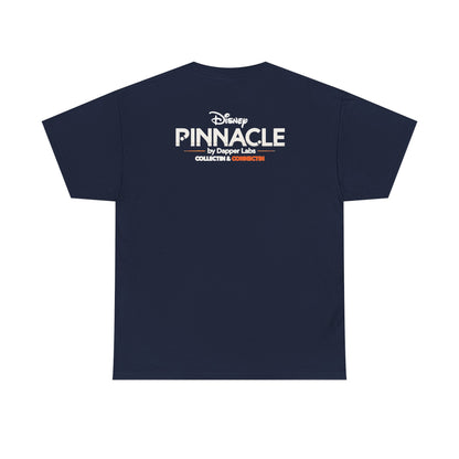 Pinnacle Disney Logo Tee — Retro Black Box Graphic T-Shirt