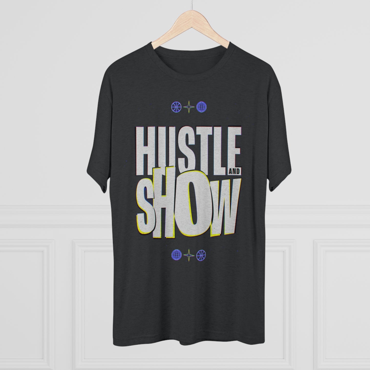 Hustle & Show S4 Unisex Tri-Blend Crew Tee