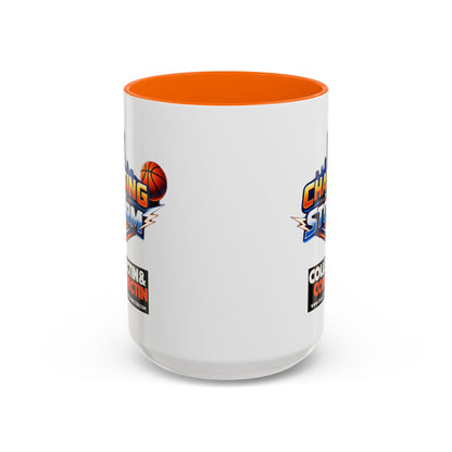 Chasing The Storm Basketball Logo Coffee Mug