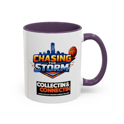 Chasing The Storm Basketball Logo Coffee Mug