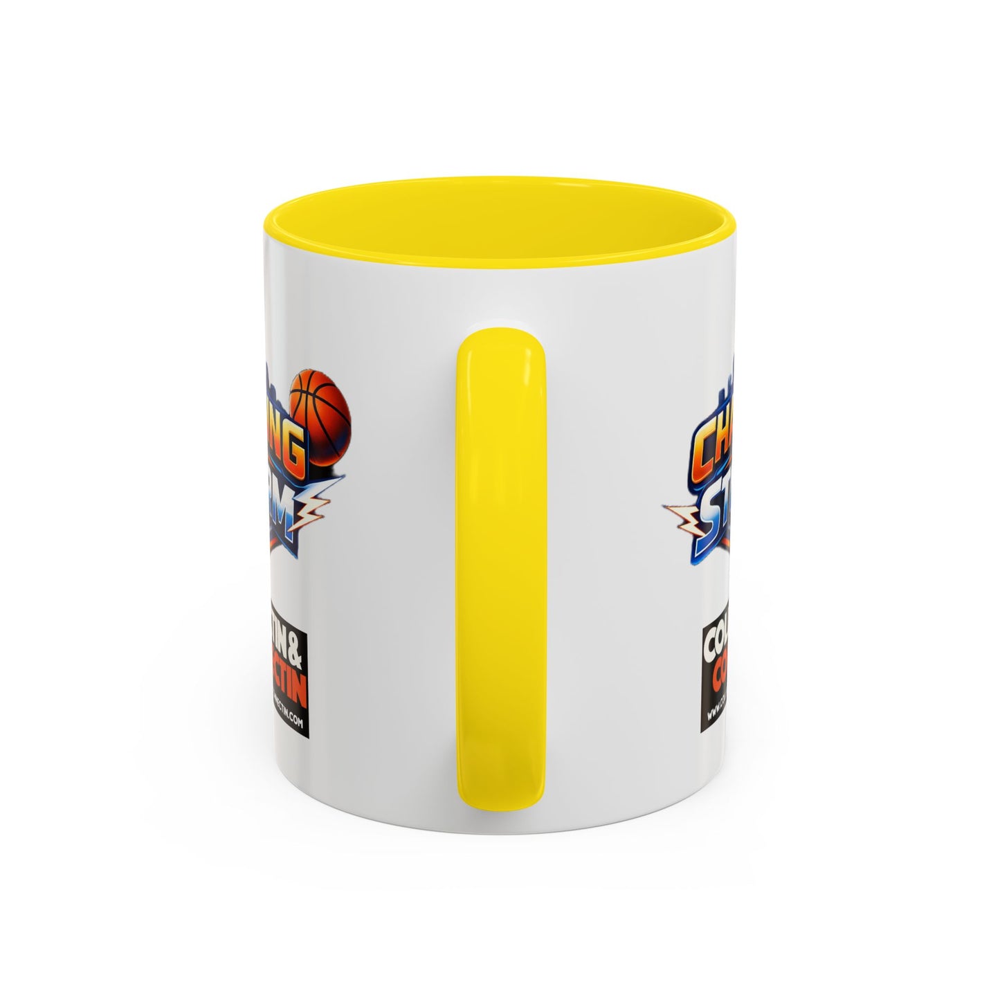 Chasing The Storm Basketball Logo Coffee Mug