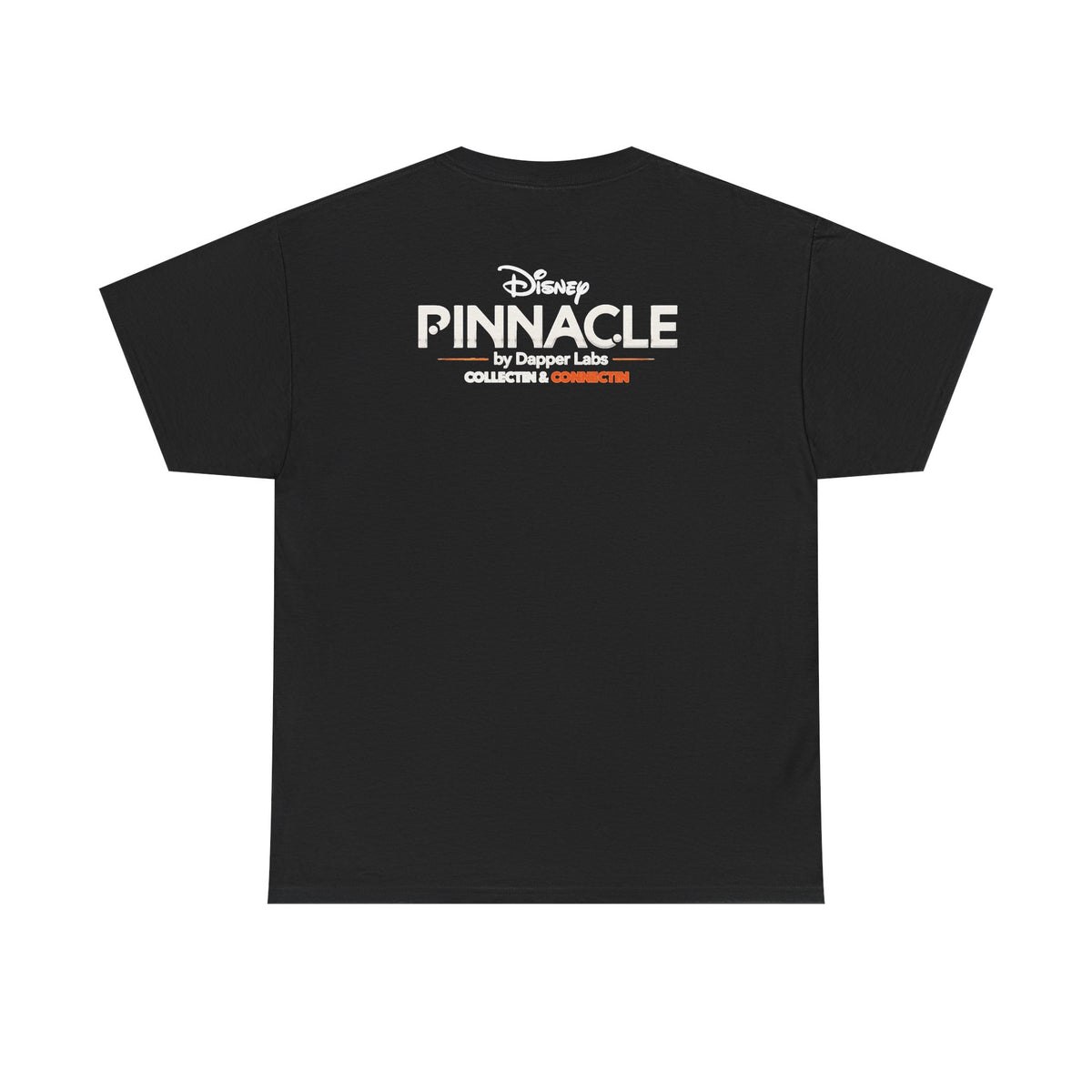Pinnacle Disney Logo Tee — Retro Black Box Graphic T-Shirt
