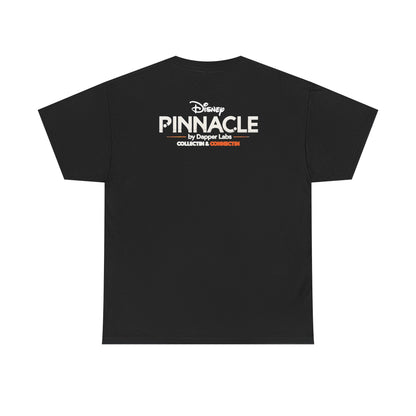 Pinnacle Disney Logo Tee — Retro Black Box Graphic T-Shirt