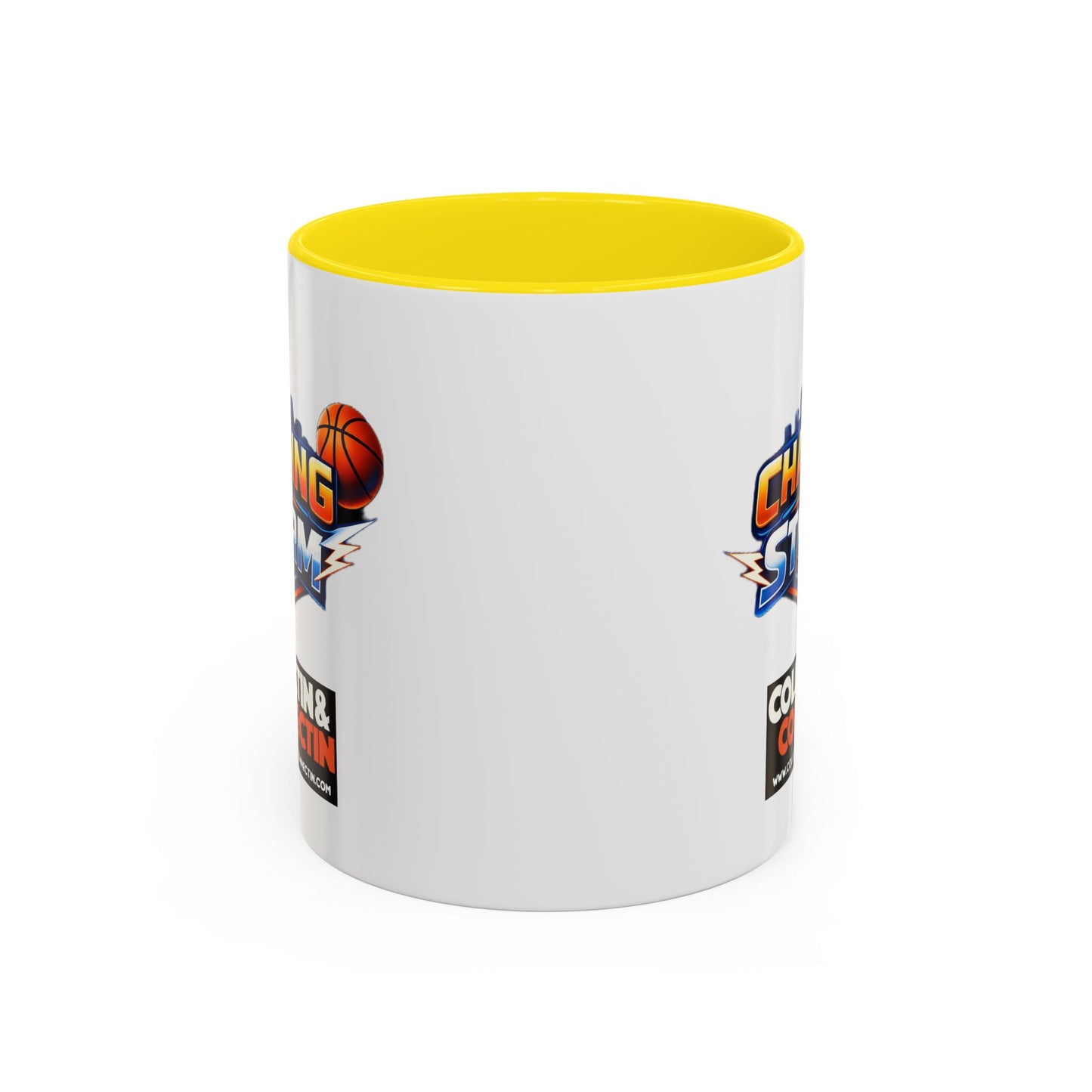 Chasing The Storm Basketball Logo Coffee Mug