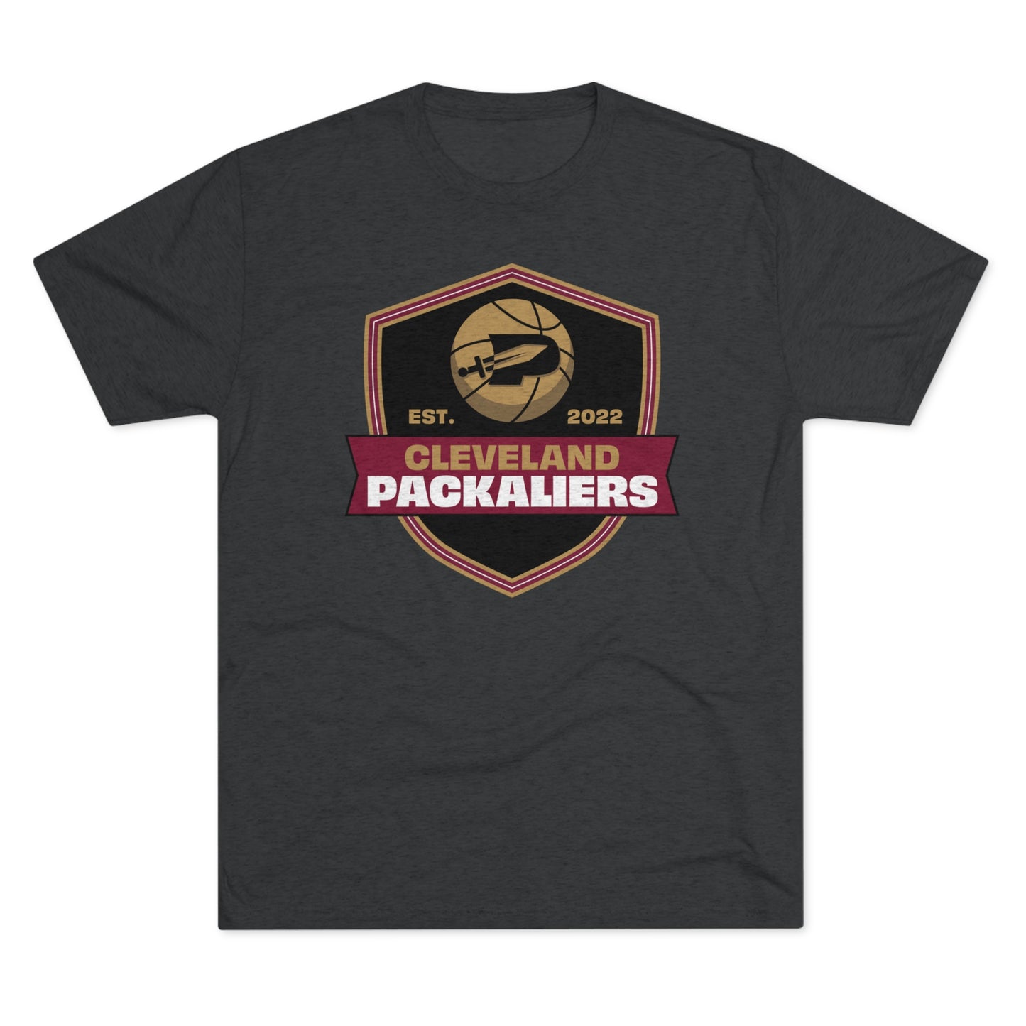 Packaliers Shield Unisex Tri-Blend Crew Tee