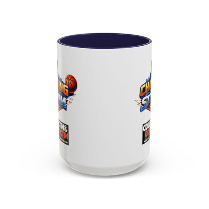 Chasing The Storm Basketball Logo Coffee Mug