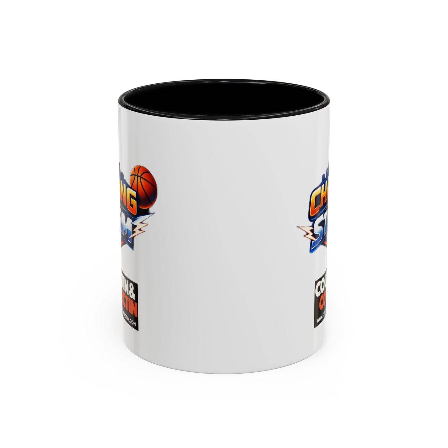 Chasing The Storm Basketball Logo Coffee Mug