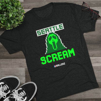 Ballerz Seattle Scream Unisex Tri-Blend Crew Tee