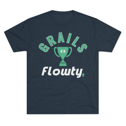 Grails on Flowty Unisex Tri-Blend Crew Tee