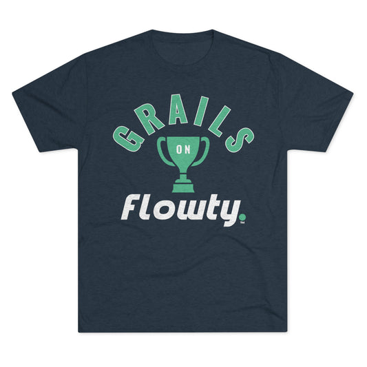 Grails on Flowty Unisex Tri-Blend Crew Tee